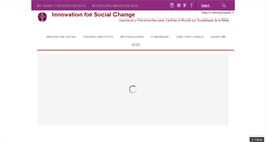 Desktop Screenshot of innovationforsocialchange.org