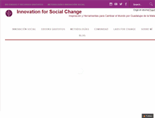 Tablet Screenshot of innovationforsocialchange.org